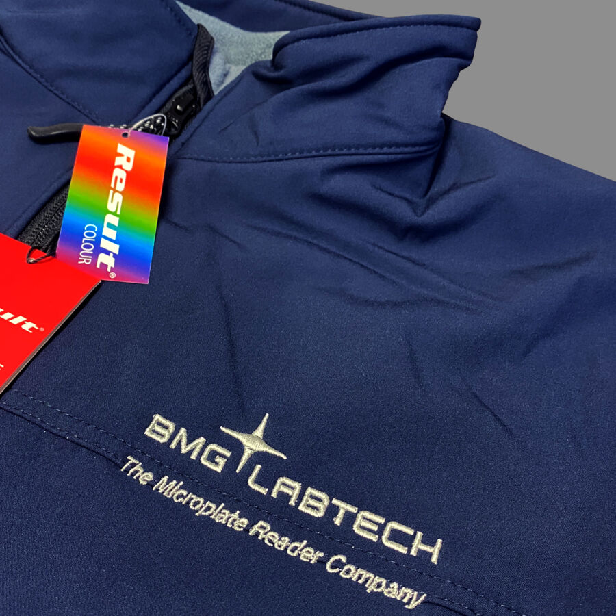 BMG Labtech - Embroidered Soft Shell Jacket - French Navy Thumbnail